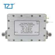TZT 0.1-18GHz Ultra-wide Band RF Microwave Low Noise Amplifier 35dB High Gain LNA with SMA Female Co
