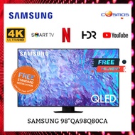 SAM SUNG 98 Inch Q80C QLED 4K Smart TV With Quantum Processor 4K QA98Q80CA