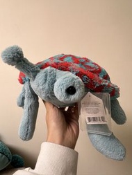 Jellycat 海龜及鯨鯊毛絨玩具