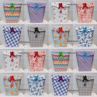 READY TO USE INSTANT GIFT PAPER FREE MIXED SATIN RIBBON CONTENTS 15 PCS NO DOUBLE!!! UK MEDIUM (P23 