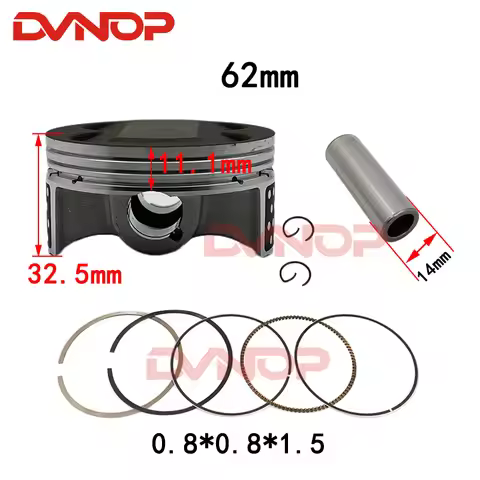 Scooter N-MAX 62mm Big Bore Racing piston ring for Yamaha NMAX N max Nmax 155 Aerox TRICITY R15 NVX 