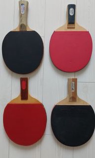 乒乓球拍橫拍直拍共4塊