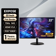 EXPOSE จอคอมพิวเตอร์ 24 นิ้ว จอคอม 144hz monitor 24 นิ้ว จอคอม 165hz จอโค้ง เต็มจอไร้ขอบ จอคอมพิวเตอ