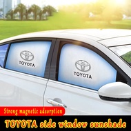 Car sunshade TOYOTA Corolla Cross YARIS ALTIS VIOS rav4 CAmry chr Strong magnetic adsorption side window sunshade