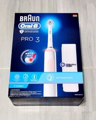 Oral - B PRO 3 Braun / 電動牙刷(雙刷頭)粉紅色👉🏻全新