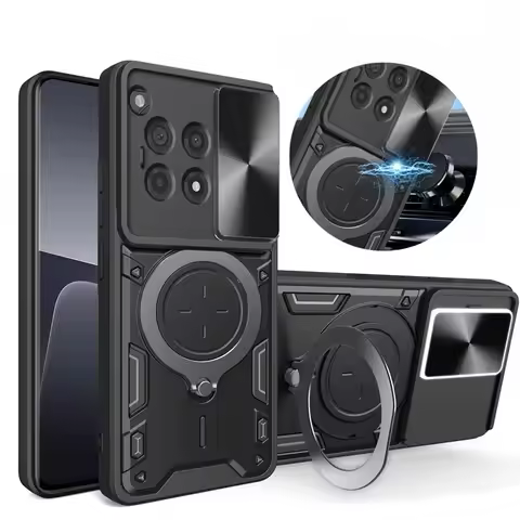 For OnePlus 12R 5G Case Car Magnetic Holder Ring Armor Shockproof Coque For OnePlus12R One Plus 12R 