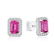 TAKA Jewellery Spectra Ruby Diamond Earrings 18K Gold