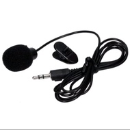 terbaru! Mic Clip On jepit 3.5mm untuk hp dan laptop