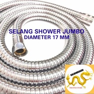 SELANG SHOWER JUMBO / BIG FLEXIBLE HOSE SOLID BRASS