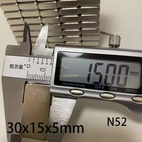 N52 30X15X5 30x15x3 Rectangle Bar Magnets Search Engien Neodymium Bar Diy Motor Ebike Strong Strengh