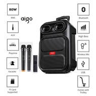 實體店鋪/SF (S55 $680 / S56 $780 /Tripod $100) Aigo 60w / 80w BT Party Speaker | Karaoke Wirelss Mic Mic