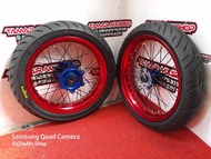 VELG SUPERMOTO CRF 150L FULL SCARLET BAN MAXXIS  RING 17