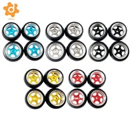 [utruiut0k] 4Pcs Rubber Tyre Wheel Rims & Tyres Set for Wltoys K969 K989 P929 1:28 Scale RC Car Repl