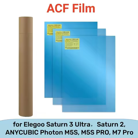 3Pcs ACF Film A4 Size 210*290mm For Phrozen Sonic Mighty 4K Saturn 3 Ultra Photon M5s Pro Release Fi