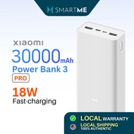 Xiaomi Mi Powerbank 3 USB Type C Fast Charge (30000mAh/18W) PB3018ZM Quick Charging USB-C