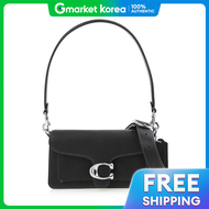 Coach | กระเป๋าถือสะพายไหล่หนังแท้ Coach SS25 รุ่น Women Leather Tabby 20 รุ่น CY201 สีดำ สำหรับผู้ห