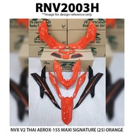 Cover Set Rapido NVX V2 Yamaha Thai Aerox 155 Maxi Signature (25) Black Silver Orange NVX155 Accessories Motor Aerox155
