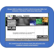 RSLogix 5k Pro Edition V12.06 To V20.01 & Emulate 5k _ Full _ With Setup Video Guide_Win10Pro