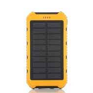 Outdoor Solar Power Bank Portable Dual USB Powerbank 10000mAh