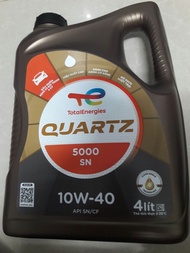 [HCM]Dầu nhớt QUARTZ 5000 SN 10W40 4 lít - Dầu nhớt Total phụ kiện dành cho mọi loại xe ô tô