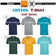 【COMFY】COTTON T-Shirt Round Neck CT5158/CT5150/CT5157/CT5115/CT5168/CT5183 CT51 Oren Sport