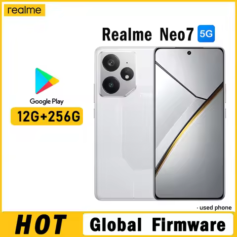 OPPO Realme Neo7 5G smartphone Global firmware MTk Dimensity 9300+ realme UI 6.0 6.78" 12GB 256GB An