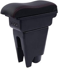 MAODOXIANG for BYD F0 Armrest Box USB Charging Heighten Double Layer Central Store Content Cup Holde