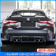For BMW 3 Series G20 G22 4 Series M3 G80 M4 G82 2019-2024 Rear Trunk Lid Spoiler Wing Sport Styling 