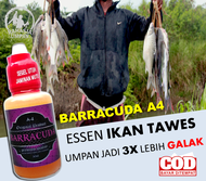 Barracuda A4 Essen Ikan Tawes Liar Rawa - Esen Ikan Tawes Kolam Waduk - Essen Oplosan Ikan Tawes Ram