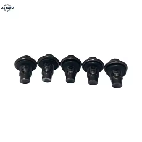 5PCS OEM LR073675 Oil Drain Bolt Plug with Rubber Pad Auto Fastener & Clip For Land Rover Range Rove