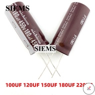 WOW New Original Aluminum Electrolytic Capacitor 450V 100UF 120UF 150UF 180UF 220UF Electrolytic Cap