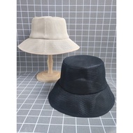 Big Head Bucket Hat Women 60cm Large Size Women 61 Breathable Mesh Hat Black Big Brim Summer Fat Man