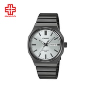 Casio General MTP-E735B-7AV Black Stainless Steel Band Men Watch