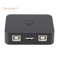USB Printer Sharer Device 2 Ports USB2.0  Printer Sharing Peripheral for Printer USB Splitter Sharin