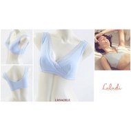 Bra Wanita Tanpa Kawat Tanpa Busa Full cup LULUDI BY WACOAL Mix Hial Lace Premium Pakaian Dalam LB50
