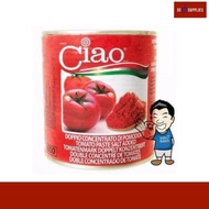 Hungry Ciao Tomato Paste 28/30 800gram Pasta Tomat Italy Pizza Italia Diskon Promo