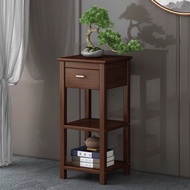 Flower Stand Balcony Flower Stand Storage Shelf Solid Wood Flower Stand Flower Pot Stand