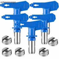 【AMSG】 Blue Airless Paint Nozzles 211 313 315 415 417 515 517 523 623 For Airless ing Machine Tips A