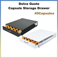 Dolce Gusto Machine Stand & Capsule Storage Drawer, Can fit up to 45Capsules / Dolce Gusto Coffee Ca