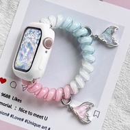 Elastic Telephone Line Watch Strap For Huawei Watch Fit 4 Strap Soft Huawei watch Fit 4 Strap Huawei