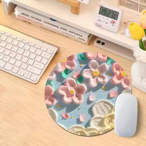 Mouse Pad Multipurpose Rubber Mouse Pad Non Slip Waterproof Computer Keyboard Pad Ultra-High Precisi