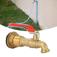 Rain Spigot 3/4 Inch Brass Ball Valve  for Barrels Water Pools with Bulkhead