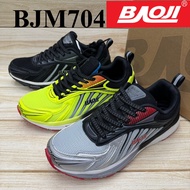 Baoji BJM 704 รองเท้าผ้าใบ บาโอจิ running size 41-45 ดำ/เทา/เขียว