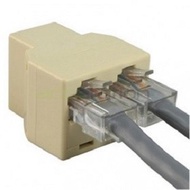 Barrel RJ45 LAN Cable Connection RJ45 2 Port