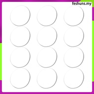 12 Pcs Kitchen Cabinets Bumpers Clear for 2.00X2.00X0.30CM Transparent PP