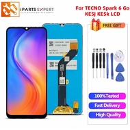 IPARTSEXPERT Original Lcd For Tecno Spark 6 Go LCD KE5J KE5k Tecno Spark 6 KE7 LCD Display Screen To