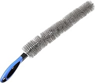 OSALADI Dryer Cleaner Vent Brush Flexible Dryer Lint Brush Universal Air Conditioner Dust Cleaning Brush for Refrigerator Condenser Clothes Lint Remover Black Blue