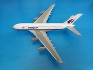 (FREE SHIPPING WORLDWIDE) Extremely RARE Herpa Wings SAMPLE 1:400 Malaysia Airlines A380-800 - METAL