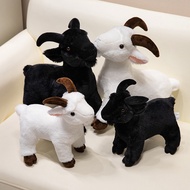 Mainan Mewah Kambing Comel Anak Patung Bebiri Kecil Alpaca Bantal Katil Haiwan Hadiah Hari Lahir Kan
