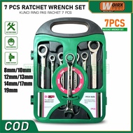 Wrench Ratchet Pass Set 7 Pcs WOIRX TOOL